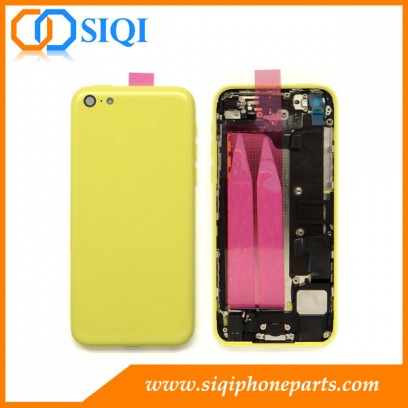 replacement for Yellow Back Cover Assembly, repair for iphone 5c Yellow Back Cover, back housing for iphone 5C, mobile back cover assembly