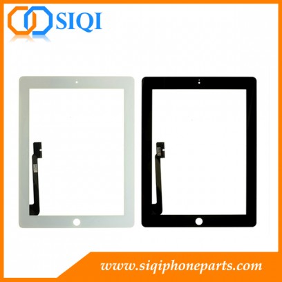 Digitizer Screen for iPad 3, The New iPad touch screen, iPad 3 digitizer, Wholesale iPad 3 touch screen, China touch screen iPad 