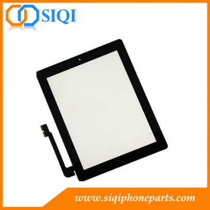 Touch assembly for iPad 3, The New iPad digitizer assembly, iPad 3 digitizer screen, wholesale touch screen assembly, iPad 3 screen replacement