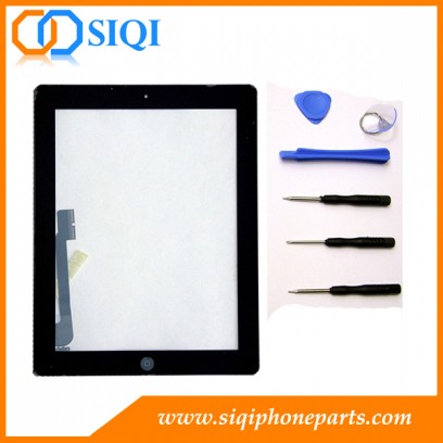 Touch assembly iPad 4, digitizer assembly for iPad 4, Apple iPad touch screen assembly, digitizer assembly replacement, iPad touch screen repair