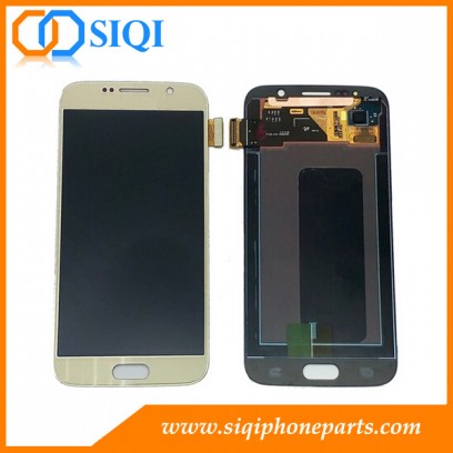 For Samsung S6 screen, Galaxy S6 LCD replacement, Samsung display China, Samsung LCD wholesale, Gold screen Samsung